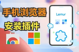手机浏览器安装Chrome和Edge插件：狐猴浏览器