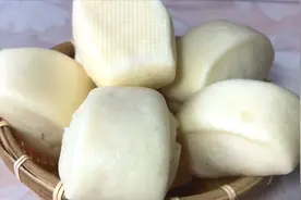 农村大妈教你在家做山药小馒头，不硬不塌皮，一口一个，太香了视频封面
