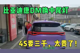 比亚迪唐DM换中尾灯全过程，4S店换要三千，你猜我用多少钱解决？视频封面