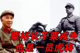 粟裕的长子粟戎生，在父亲的教导下，也成为我军一员虎将视频封面