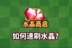 植物大战僵尸：水晶速刷法！视频封面