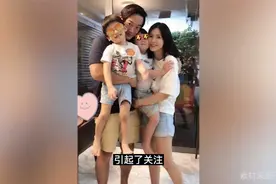 杨采妮一家四口为其庆生，素颜出镜皮肤白皙，双胞胎儿子颜值高视频封面