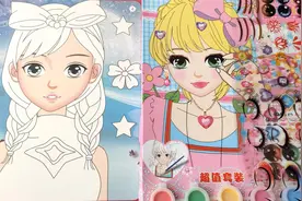 新款公主换装贴纸，漂亮女生化妆打扮，你喜欢她的新造型吗视频封面