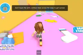 Roblox逃出洗衣店！不好，我们掉进洗衣机里啦