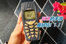 诺基亚黑白屏古董机里5KB的游戏，玩起来比今天5个G的手游都有趣