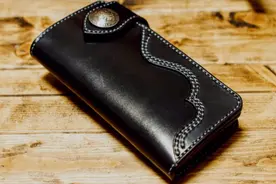 【手工皮具】长款钱包的制作视频封面