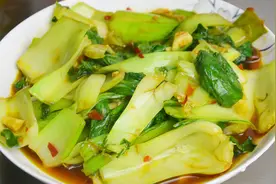 瓢儿菜这么做，爽脆好吃，一天三顿吃不够