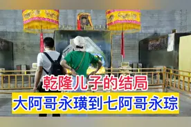 乾隆儿子结局，大阿哥永璜到七阿哥永琮都不长寿，今天终于知道了视频封面