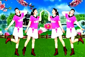 广场舞《对面的小姐姐》网红火爆弹跳混搭，最爽的懒人健身操