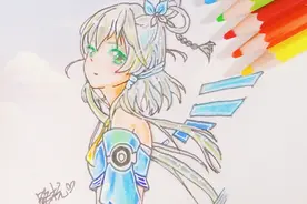 漫画：手绘版洛天依，快速入门。@头条号