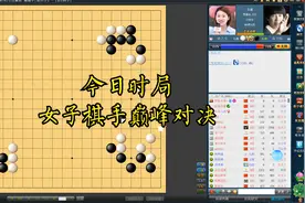 女子棋手巅峰对决，於之莹七段力战芮乃伟九段，序盘作战占据上风视频封面
