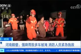河南鹤壁：强降雨致多车被淹 消防人员紧急施救视频封面