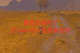 魔兽世界怀旧服暴雪发福利了，打naxx可以免费拿合剂