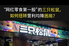 “网红零食第一股”的三只松鼠，如何扭转营利均降困局？视频封面