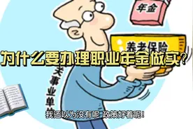 为什么要办理职业年金做实视频封面