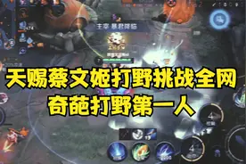 路人局蔡文姬打野带三个妹子，你们怎么看？视频封面