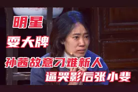 让人愤怒的综艺：孙茜故意打压逼哭张小斐，人前两副面孔令人作呕视频封面