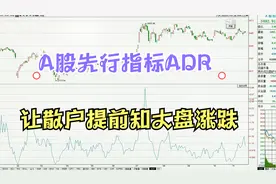 A股最强先行指标ADR，学会一秒看破股票涨跌，散户炒股好帮手！视频封面