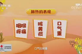 咽喉痛、咳黄痰、口气重，夏天有这些表现，可能是肺热|健康之路视频封面