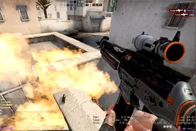CSGO 很久没玩 进入休闲模式6-1恐怖分子居然还翻盘了
