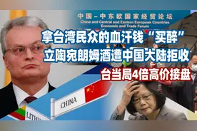 立陶宛朗姆酒遭大陆拒收，涨价4倍卖台湾，民进党为“台独”买醉视频封面