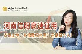 河南信阳高速征用农民土地，补偿款归村里？还是归个人视频封面