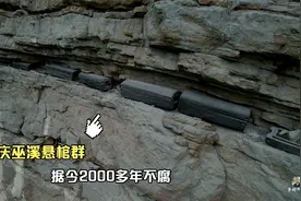 重庆深山悬崖上发现金丝楠木悬棺群，据今2000多年不腐，有何奥秘视频封面