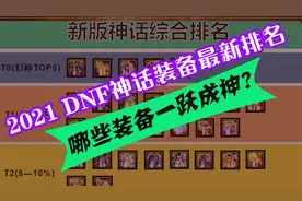 DNF：2021神话装备最新排名，哪些装备一跃成神，五虎上将是谁？视频封面