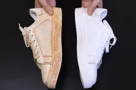 白鞋变脏变黄别用水洗，教你一招清洗方法，可以洗的和新的一样视频封面