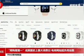 电商平台被“挤爆” 今年“网购星期一”成美国史上最大消费日视频封面