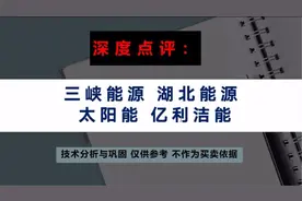 三峡能源 湖北能源 太阳能 亿利洁能 全面技术分析 仅供参考视频封面