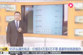 95开头骚扰电话：价格在4万至6万不等，卖家称给钱就能办