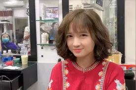 30岁女性，齐肩发烫烫染染，时尚又洋气，美翻了视频封面