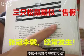 三只松鼠疑似“售假”，小伙在线打假，消费者该如何分辨！视频封面