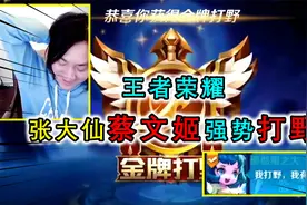 张大仙打成名之战？首创蔡文姬打野，3辅助阵容最终取胜视频封面
