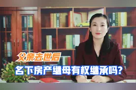 父亲再婚，去世后的房产继母有权利继承吗？视频封面