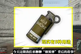 吃鸡小讲堂：烟雾弹背后的故事，进可攻退可守，现实竟有5种用途视频封面
