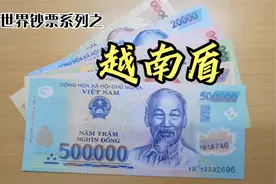 带你看看越南的钞票，最高面额50万，正面胡志明还都是塑料钞视频封面