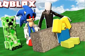 Roblox建造生存模拟器：打造避难小屋！怪物居然翻墙进来了！