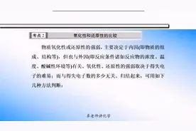 93 氧化性和还原性强弱的比较方法1