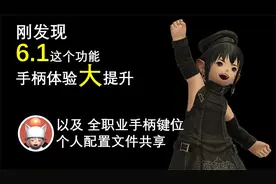 【FF14】一个设置 手柄体验大提升 手柄个人键位配置文件共享