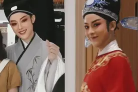 90后越剧女小生俊俏扮相走红 观众争相与其合影 接受采访时曾落泪视频封面