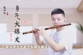 心里种下一颗种子哒啦滴哒啦《勇气大爆发》笛子版来喽！视频封面