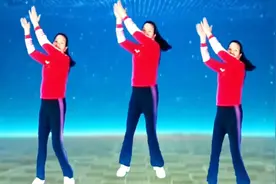 通经排毒广场舞《幸福拍拍手》原创健身拍手操教学视频封面