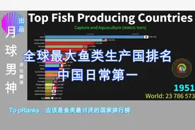 全球最大鱼类生产国排名，中国又是第一，然后评论区就热闹了！视频封面