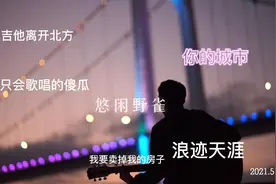 《斑马斑马》我是只会歌唱的傻瓜，背上吉他卖掉房子浪迹天涯视频封面