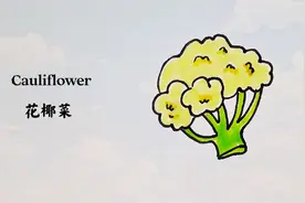 花椰菜可能有助应对新冠病毒？一分钟学会的蔬菜简笔画，亲子美术视频封面