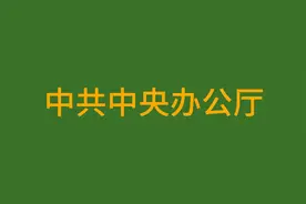 1分钟了解中央办公厅，看看它是干嘛的？视频封面