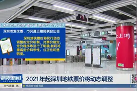 2021年起深圳地铁票价将动态调整视频封面