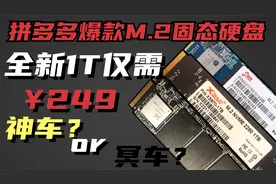 拼多多200+全新1T悉硕M.2固态，究竟是神车！还是冥车！